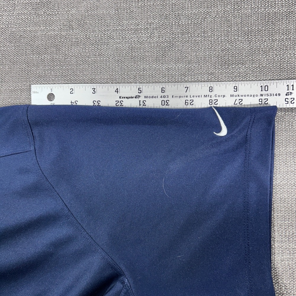 Nike Golf Polo Shirt Mens XL Navy Blue Excellent Dri-FIT Short Sleeve Solid - Picture 6 of 7